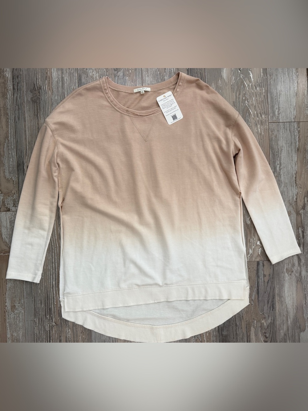 Z Supply Ombre Crewneck Sweater